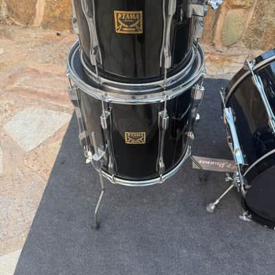 Tama Artstar Cordia Black 6pc Drum Set kit 10,12,13,16,24 Birch + Cordia!! image 6