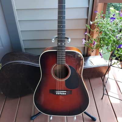 Sigma Guitar by Martin DT-4 Vintage Sunburst 1970's SunBurst image 1