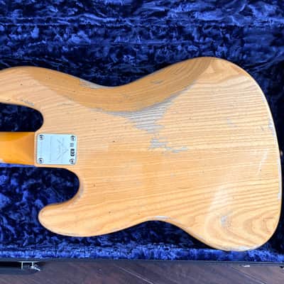 Fender Custom Shop Limited Edition Heavy Relic Jazz Bass - Aged Natural image 4