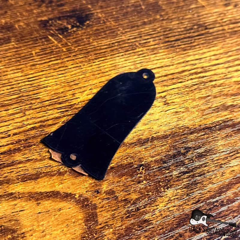 Gibson Single Ply Truss Rod Cover *NOS* (1960s - Black) image 1