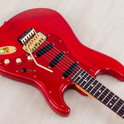 1991 Fender Stratocaster STR-1300 LSR Non-Catalog w/ USA Lace Sensor, Floyd Rose & Case, Japan MIJ Fujigen image 8