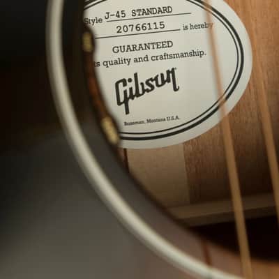 Gibson J-45 Standard | Vintage Sunburst image 8