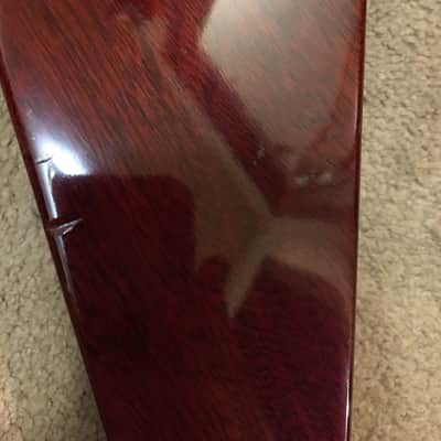 Gibson Flying V Medalian Model 1972 Cherry Red woodgrain Stain image 4