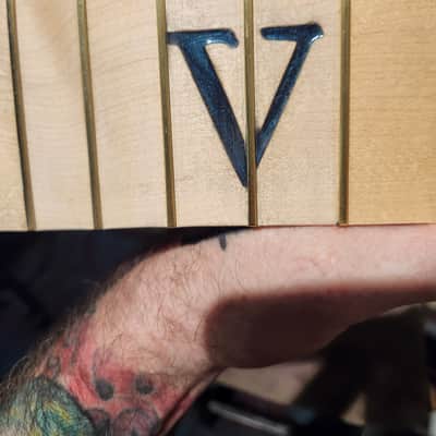 Ramsay: RMI RAMSAY: Vincent Bertolani Sonata VI signature model. 6 String bass guitar 2023 - ATLANTIC blue, Refinished in US 2024 image 12