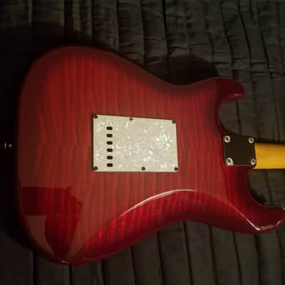 90's Fender MIJ  Foto-Flame RI Stratocaster Free Shipping image 10