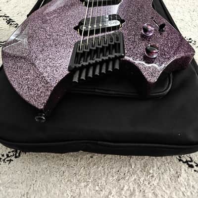 Ormsby Headless Goliath 7 GTR Run 17 Lavender Sparkle Multiscale 7 String image 14