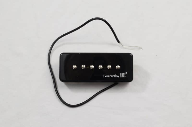 Powered by LACE P90 Soapbar Single Coil Neck Pickup Black image 1