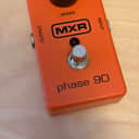 MXR phase 90 block logo Phaser guitar Pedal Orange