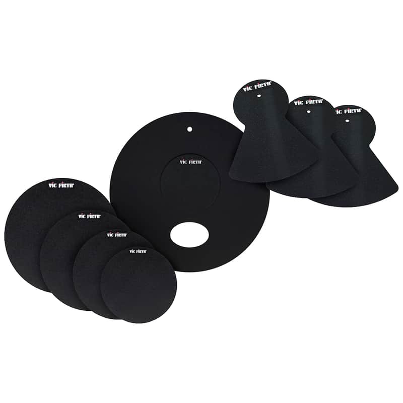 Vic Firth Drum & Cymbal Mute Prepack - 10”, 12”, 14”, 16", 22", HiHat and 2 Cymbals image 1