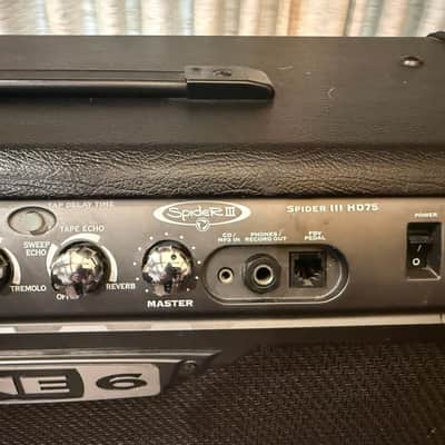 Line 6 Spider III HD75 75-Watt Digital Modeling Guitar Amp Head 2006 - 2009 Black image 2