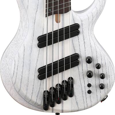 Ibanez BTB Bass Workshop 5 String Electric Bass w/Case Multi scale - Transparent White Flat (BTB865MSTWF) image 11