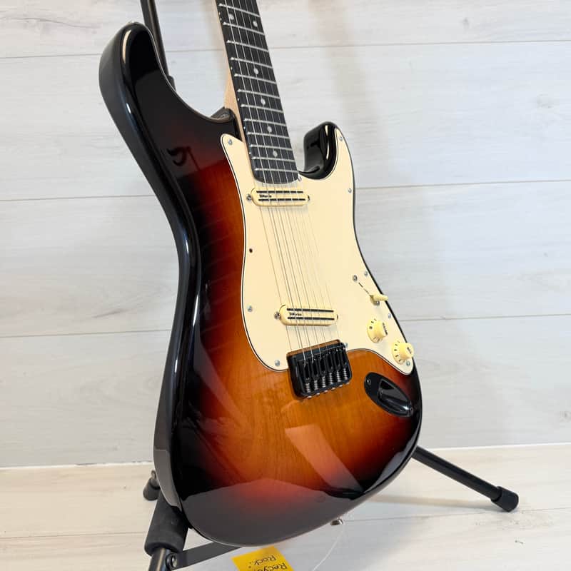 Uknown S-Style Partscaster Electric Guitar w/ DiMarzio Pickups & Hard Case image 1