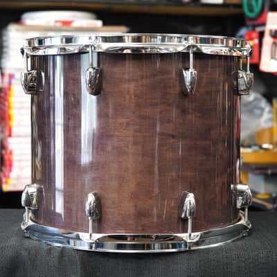 Yamaha/Japan Maple Custom Absolute Series 14" Tom w/ YESS Mount - Plum Lacquer | 12x14" image 5