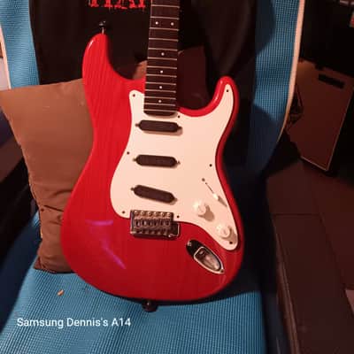 Moon Stratocaster 1987 - Red image 7