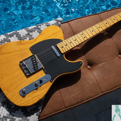 Fender TL52-78US - '52 Telecaster Reissue - Vintage Natural - Premium Ash Body w US Vintage Reissue PU's - Pro Set Up w Perfect Frets/Action/Intonation! image 9