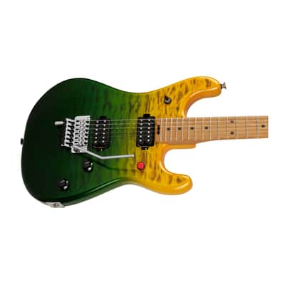 EVH 5150 Series Deluxe QM 6-String Baked Maple Electric Guitar (Limeade Zest) image 4