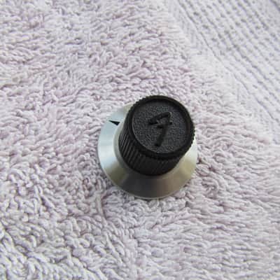 Vintage Fender Amp Knob Un-Numbered Fender Skirt Knob From 68-69 Era Cool Vintage Fender Amp Knob image 3