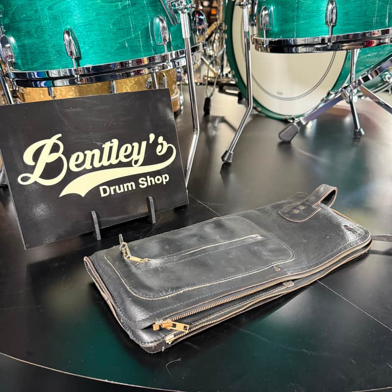 Vintage Reunion Blues Black Leather Stick Bag (Rm4) image 1