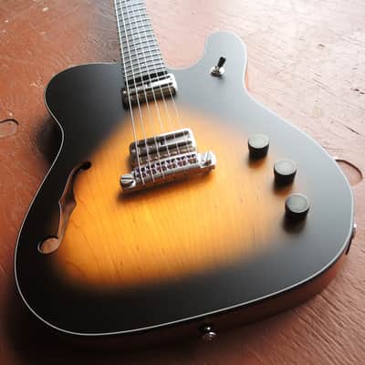 Gronlund #132. Set Neck Telecaster. Semi Hollow. TV Jones Supertron Pickups. Tonepros Bridge. image 8