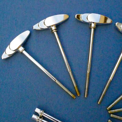Yamaha Maple Birch Oak Beech Custom Tension Rods T-Rods Short Pack Of 10 - part nr U0043600 MINT image 2