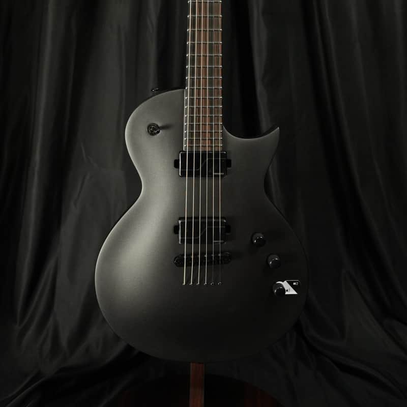 ESP LTD EC-1000 Baritone Electric Guitar 2025 - Charcoal Metallic Satin image 1