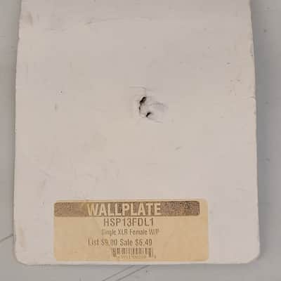 Horizon Wallplate HSP14FDL1 Single XLR Female image 3