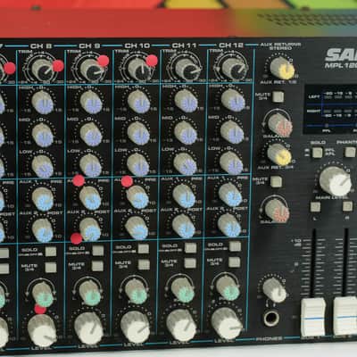 Used Samson MPL-1204 Rack mountable 12 channel MIxer image 3