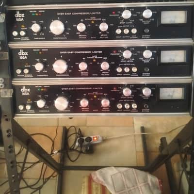 dbx 165A Over Easy Compressor / Limiter 1970s - Black image 1