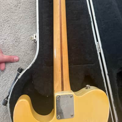 1970 - 1975 Blonde Fender Telecaster with Maple Fretboard and Hardshell Case image 21