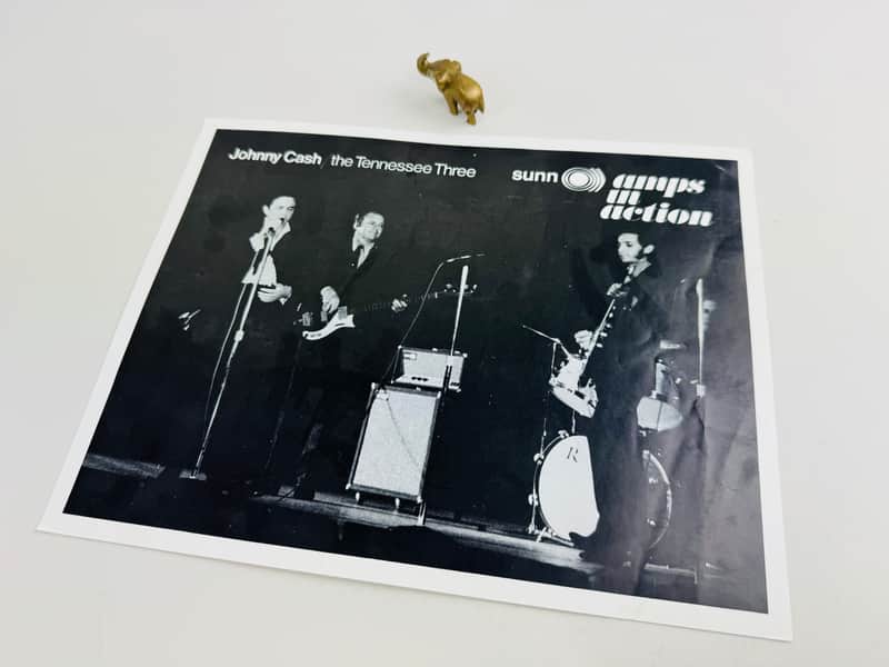Sunn "Amps in Action" Promotional Photo – Johnny Cash & The Tennessee Three 1971 image 1