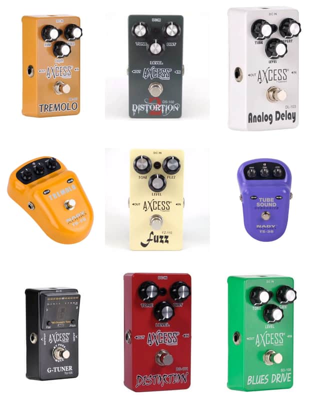 You Choose 2 pedal Combo: Fuzz, Delay, Dist. overdrive, tremolo and more image 1