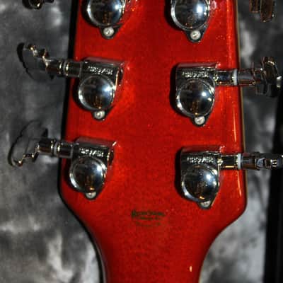 2000 Hamer - Newport Solid Spruce Top - Orange Sparkle image 9
