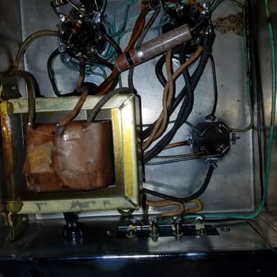 Craftsmen Rare mono tube amp dual 6W6 10 watt C450 1954 - chrome image 10