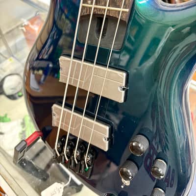 Ibanez Bass Workshop SRMS720 multi-scale 4-string electric bass guitar 2024 - Blue Chameleon image 4