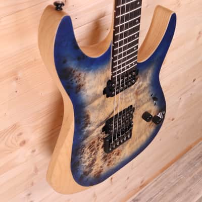 Schecter Reaper 6 - Ebony Fingerboard, Satin Sky Burst image 3