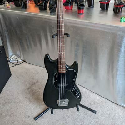 Fender Musicmaster Bass - 1978 - black image 1