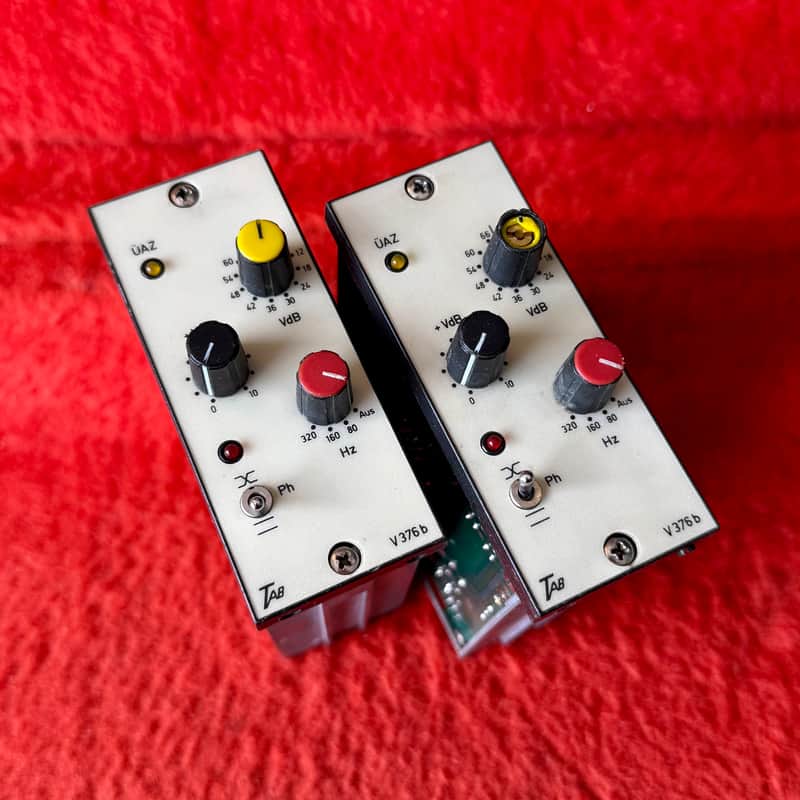 Telefunken TAB V376-B discrete microphone preamplifier modules 1970’s Siemens Neumann v76 solid state original vintage Germany image 1