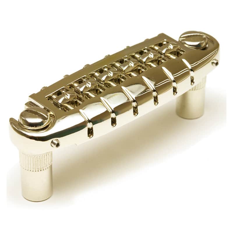 Graph Tech Resomax NW1 Harmonic Wraparound Locking Bridge Alloy Saddles - Nickel - Nickel image 1