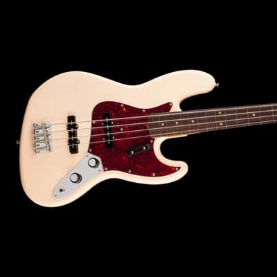 Fender Vintera III Early '60s Jazz Bass Olympic White with Gig Bag image 3