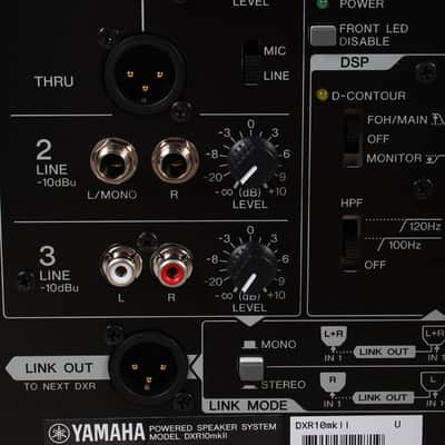 Yamaha DXR10mkII Powered Loudspeaker 1100 Watt 2-Way Bi-Amp Powered Speaker image 7