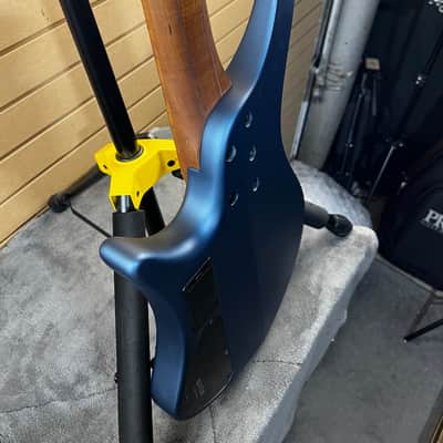 Ibanez EHB Ergonomic Headless Bass Guitar - Arctic Ocean Matte w/Gig Bag & PLEK*D #268 image 10