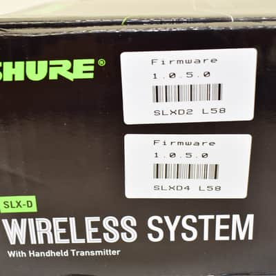 Shure SLXD24/B58 Digital Wireless Handheld System - L58 Band (630–674 MHz) NO RACK HARDWARE image 7