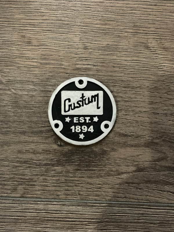 Custom Les Paul Single Cut Electric Guitar Toggle Switch Back Cover Black Silver image 1