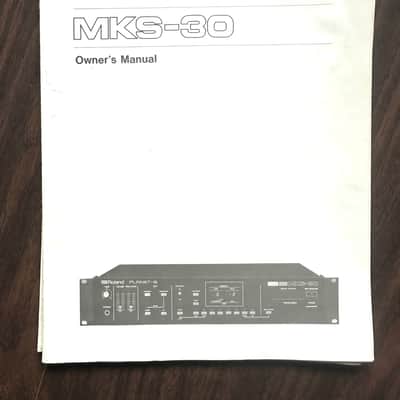 Roland Planet S instruction manual and service notes synth module MKS-30 1984 - Paper