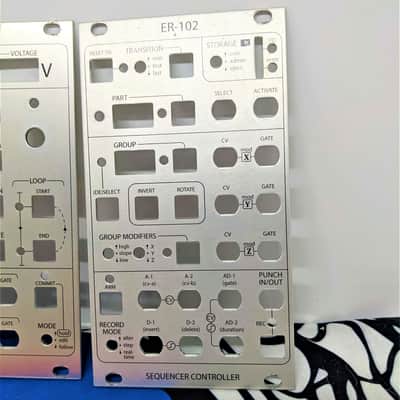 Orthogonal Devices ER-101/102 // 4-track CV/gate sequencer w/expander and aluminum alt panel image 3