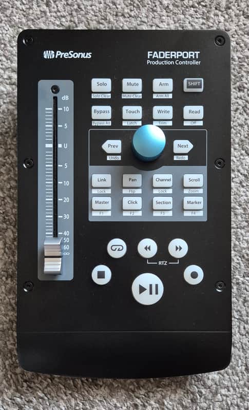 PreSonus FaderPort V2 USB DAW Transport Controller with Motorized Fader 2018 - Present - Black image 1