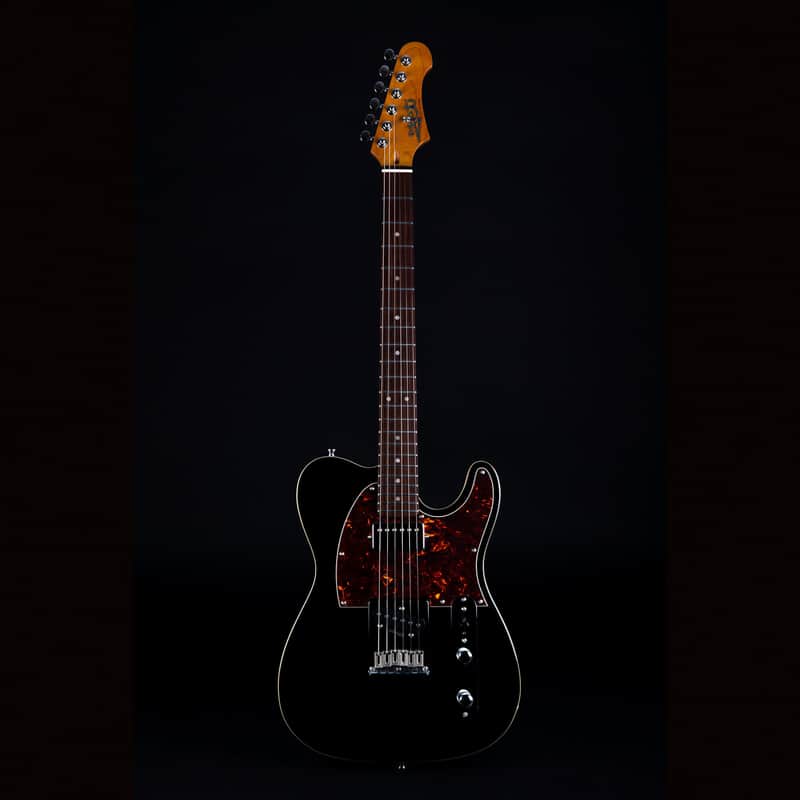 Jet JT-350 BK R 350 Series Basswood Body Canadian Roasted Maple Neck 6-String Electric Guitar image 1