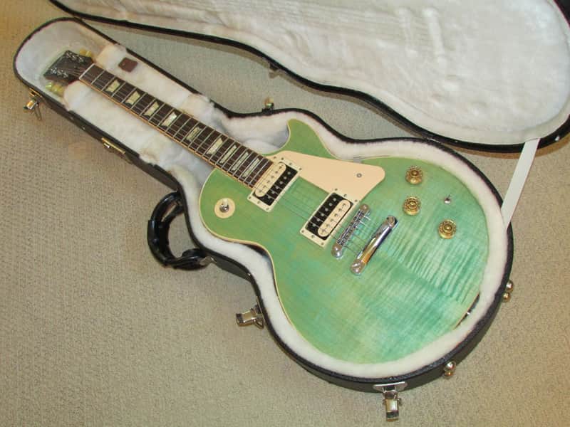 2014 Gibson Les Paul Classic 120th Anniversary Seafoam Green image 1