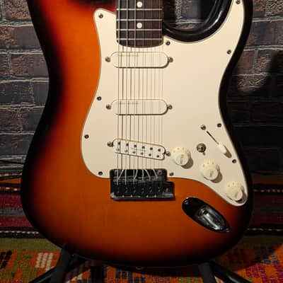 Fender 1994 Strat Plus Rosewood Fretboard 3-Color Sunburst w/ OHSC, Lace Sensor Neck & Middle Pickups, SD Single Coil-Sized Bridge Humbucker & Piezo Pickup System image 7