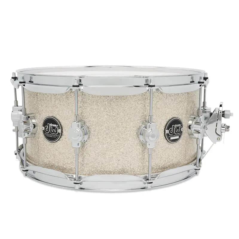 DW Limited Edition Performance Snare Drum 14x6.5 Broken Glass image 1